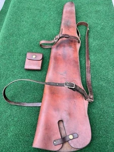 Hunter Gewehrscheide mit Schlingenlauf Leder 402 26 & Drop Down Patrone 27 159 - Bild 1 von 14