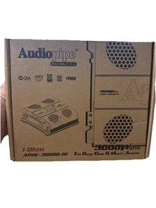Audiopipe APHF3000D-H1 3000 Watt Full Range Class D Monoblock Amplifier Open Box - Picture 1 of 7
