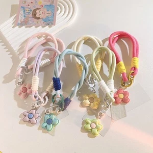 Phone Accessories Leather Flower Strap Handmade Phone Wrist Straps - Photo 1 sur 18