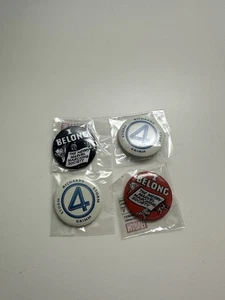 Marvel Pin Set SDCC 2025 FANTASTIC FOUR & MMMS Promo Comic Con - 4 Buttons - Bild 1 von 3