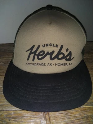 New Uncle Herb's Anchorage & Homer Alaska Trucker Hat - Mens Camouflage Mesh Cap - Image 1 of 4