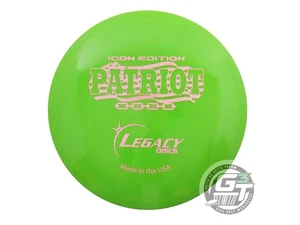 Disco de golf nuevo en stock Legacy Discs Icon Patriot 175 g sello rosa oliva conductor de calle - Imagen 1 de 2