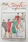 Style Variations 4766 Misses DRESS neck tie Sewing Pattern size 14 16 18