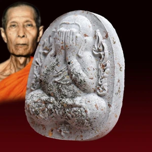 Genuine Thai Amulet Jumbo Phra PIDTA PID TA LP TOH Magic Holy Talisman Wealth - Picture 1 of 22