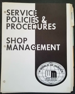 1977 White Farm Equipment - Service Policy and Procedures Shop Management Manual - Bild 1 von 9