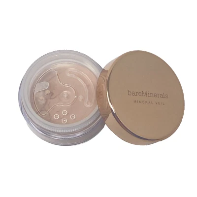 Polvo de acabado de velo mineral ligero natural perla iluminadora bareMinerals .21 oz Foto 1 de 3