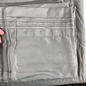King Size 4 Stück Bettwäsche Shilucheng Set Dunkelgrau Polyester - Bild 1 von 9