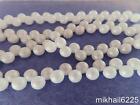 25 6mm Czech Glass Top Hole Round Beads: Sueded Gold - Crystal