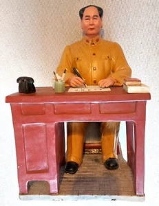 Mao Zedong Tsetung China Wucai Porzellan porcelain Statue Großer Vorsitzender - Bild 1 von 15