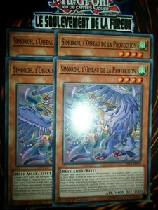 YU-GI-OH! PLAYSET (LOT X4) SIMORGH L'OISEAU DE LA PROTECTION RIRA-FR020 NEUF ED1 - Imagen 1 de 1