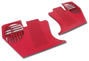 Corvette C3 Kick Panels - Red 1968-1972 - Picture 1 of 3