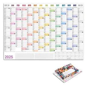 Wandkalender 2025 Groß (55,2×74,2Cm),Jahresplaner 2025 Quer Als Kalender Für Die - Bild 1 von 6