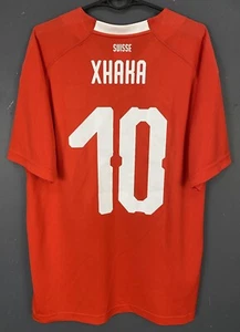 HERREN PUMA SCHWEIZ 2018/2020 SWISS XHAKA SOCCER FOOTBALL SHIRT TRIKOT GR. L - Bild 1 von 11
