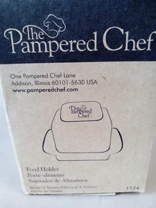 Pampered Chef #1124 Food Holder for Micro plane grater NEW IN BOX - Picture 1 of 12