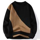 Men's Slim Fit Crewneck Long Sleeve Sweater Casual Knitted Pullover Warm Sweater