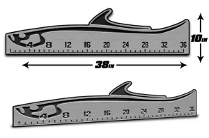 Fischlineal 36" Messen | Peel & Stick - SeaDek Marine EVA Matte - SG/B Tarpon - Bild 1 von 9