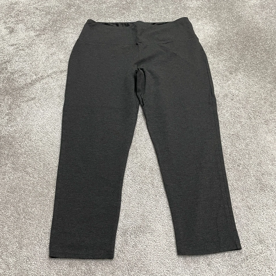 Jones New York Tapered Pull On Ankle Pants Womens 2X Gray Casual Active 37x26 - Image 1 of 4