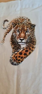 Wunderschöner Leopard 10 x 6,5 cm Aufbügler Aufnäher Patches waschbar haltbar - Bild 1 von 5