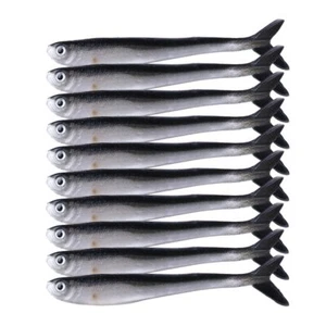 10pcs 8cm/2.2g Fish Soft Lures Worm Bass Freshwater Wobblers Artificial Bait - Picture 1 of 8