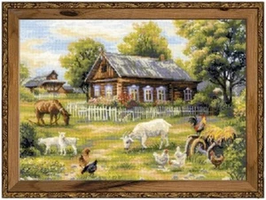 Afternoon in the Country - Riolis Counted Cross Stitch Kit New - Picture 1 of 1
