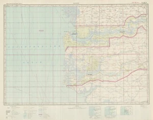 Mapa topográfico militar soviético ruso - BATHURST (Gambia), 1:500K, ed. 1965 - Imagen 1 de 6