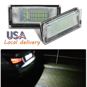 2PCS LED License Plate Lamp Light For BMW 3 Series E46 320i 325i 330Ci Sedan - Foto 1 di 9