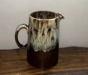 Ghiaccio a goccia marrone vintage 6 1/2" T brocca/ceramica/senza marchio - Foto 1 di 7