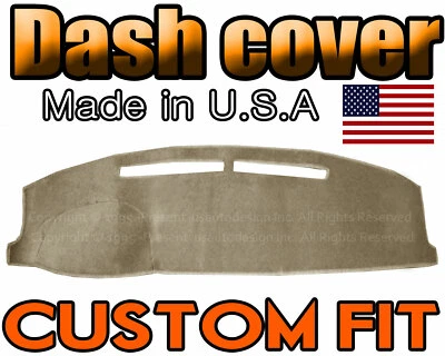 Fits  1982-1987  LINCOLN  CONTINENTAL  DASH COVER MAT DASHBOARD PAD /  BEIGE - Image 1 of 4