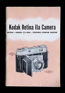 Original Kamera Anleitung/Handbuch: Kodak Retina IIa - Bild 1 von 2