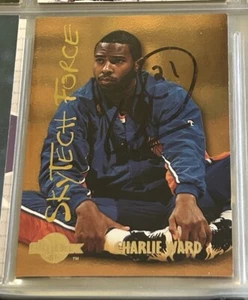 Charlie Ward 1994-1995 Skybox Skytech Force Rookie Signed Autograph AUTO RC TTM - Picture 1 of 2