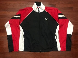 CHAQUETA CORTAVIENTOS PEARL IZUMI PARA HOMBRE XL ROJA NEGRA BLANCA ZEPHRR BICICLETA DE CICLISMO - Imagen 1 de 7