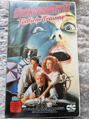 VHS Rarität: HORRORNÄCHTE: TÖDLICHE TRÄUME (1987)  - Bild 1 von 2
