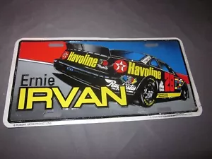 Vintage ERNIE IRVAN HAVOLINE #28 Vanity LICENSE PLATE - Picture 1 of 7
