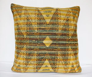 24x24 pillow,high quality Bohemian pillow,Kilim pillow,Throw pillow,Sofa pillow - Picture 1 of 11