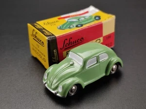 Schuco Piccolo 712 720 VOLKSWAGEN VW Beetle (1:90) Light Green Box - Picture 1 of 9