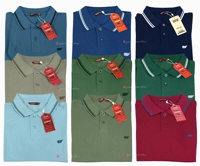 Polo Uomo Carrera manica corta Maglietta camicia Cotone classica M L XL 2XL 3XL - Immagine 1 di 4
