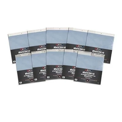 1000 CASE BCW Record Vinyl Album Clear Plastic Outer Sleeve Bags Cover 33 RPM LP