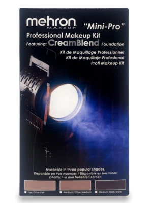 Mehron Mini Pro Makeup Kit theatrical acting MUA student school FX instruction - Image 1 of 4