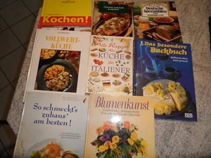 konvolut Kochbücher, Backbuch, Blumenkunst - Bild 1 von 5