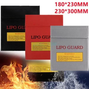 2025 Li-Po Lipo Battery Safe Guard Bag Fireproof Explosionproof Charge&Storage - Picture 1 of 15