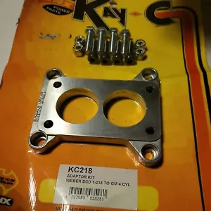 LYNX Carby Adaptor Kit Weber DCD to suit GM 4 Cyl KC218 - Picture 1 of 3