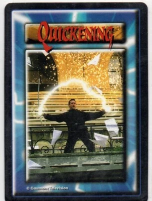 1st Edition Highlander TCG CCG Quickening Card  Luther  (Block Power Blows) - Image 1 of 2