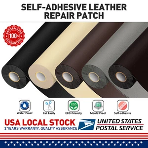 Leather Repair Kit Filler Vinyl DIY Car Seat Patch Sofa Rip Hole Professional US - Picture 1 of 29