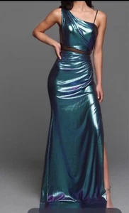 Women One Shoulder Evening Prom Dress Slim Long Ball Gown Dress NEW - Picture 1 of 11