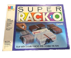 Vintage 1983 Super Rack-O Game Milton Bradley Double Card Racks Racko (s) - Picture 1 of 7
