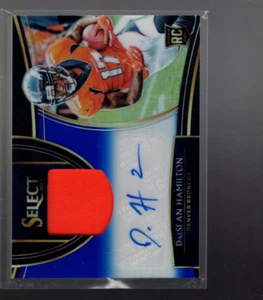 B1171- 2018 Select Rookie Signature Memorabilia Blue #29 DaeSean Hamilton /49 - Picture 1 of 2