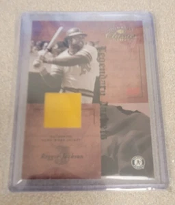 Reggie Jackson 2004 Donruss Classics Baseball Legendary Jackets Patch SP/100 - Bild 1 von 2
