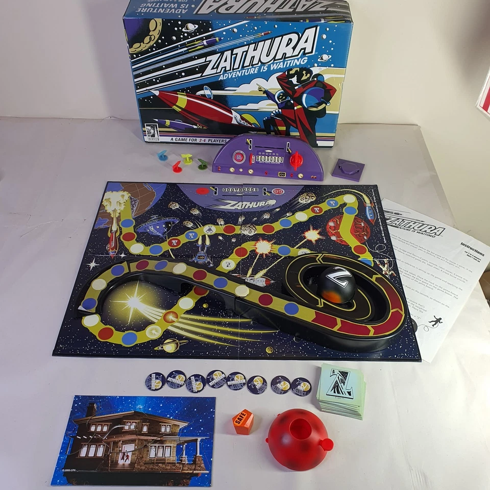 Vintage Zathura Adventure is Waiting Board Game 2005 - Missing 2 Adventure Cards - Image 1 of 4