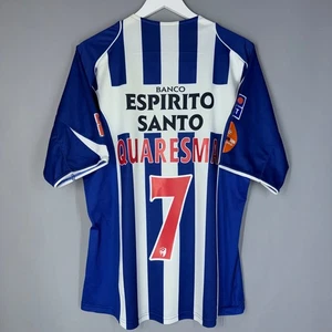 FC PORTO PORTUGAL 2004/2005 HOME FOOTBALL JERSEY SHIRT MAGLIA NIKE #7 QUARESMA - Picture 1 of 9