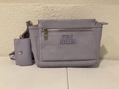 Steve Madden Bevelyn Bag Shoulder Cross Body Future Dusk Lilac Purple Small - Image 1 of 4